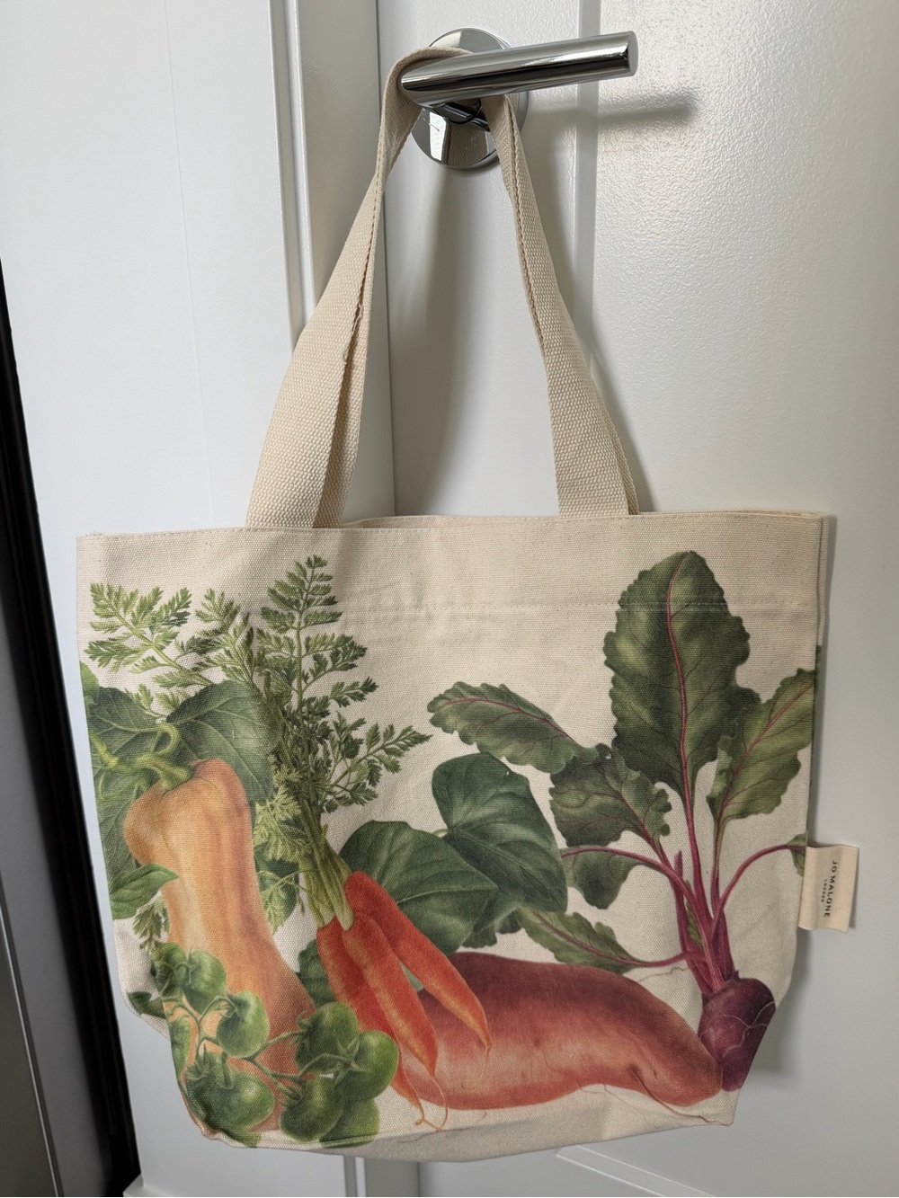 Jo Malone London Vegetable Print Canvas Tote Bag Market Garden Reusable Shopper